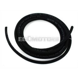   Hose fabric 3mm x 7mm 3m black for Yamaha, Honda, Kawasaki, Suzuki, Piaggio