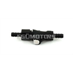   Fuel hose quick connector plastic 6mm black for moped, moped, mokick