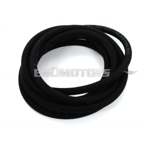 Fuel hose fabric black 3m - 5x10mm
