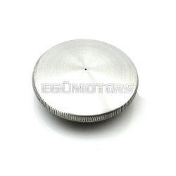   Tank cap aluminum matt 40mm for Zündapp Combinette KS, GTS, C Type 517, Kreidler Florett, Puch Monza Cobra, Hercules mopeds, S50, S51, S70, S53, SR50, SR80, KR51/1, KR51/2, SR4-2, SR4-3, SR4-4, SR1, SR2, SR2E