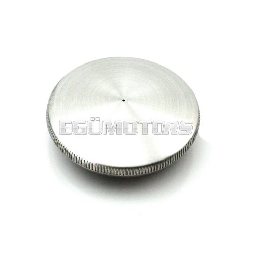 Tank cap aluminum matt 40mm for Zündapp Combinette KS, GTS, C Type 517, Kreidler Florett, Puch Monza Cobra, Hercules mopeds, S50, S51, S70, S53, SR50, SR80, KR51/1, KR51/2, SR4-2, SR4-3, SR4-4, SR1, SR2, SR2E