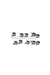 Spring clamp black 7mm 10-pack for moped, moped, mokick