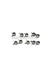 Spring clamp black 9mm 10-pack for moped, moped, mokick