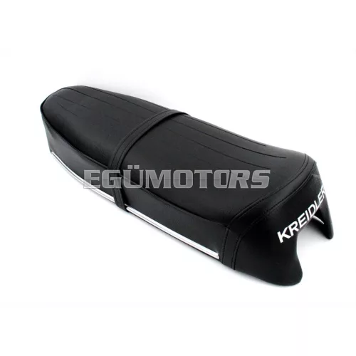 Ülés fekete 630mm x 240mm, szerszámtartó nyílással, Kreidler Florett, K 54 RS, KKR, mokick