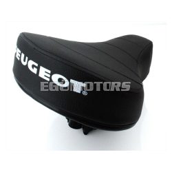 Saddle black with suspension 22mm for Peugeot moped, moped