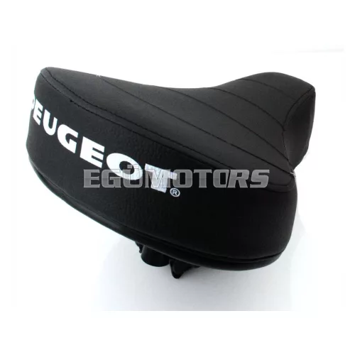 Nyereg felfüggesztéssel fekete, 22mm, Peugeot moped