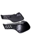 Side fairing set 2-piece plastic black for Honda MTX-R, MTX 50 SH, 80 R