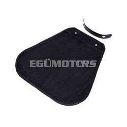Splash guard black with retaining plate for Velo Solex
