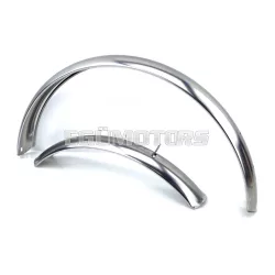   Sárvédő készlet fém, krómozott, 550mm/400mm, 55mm, moped, mokick