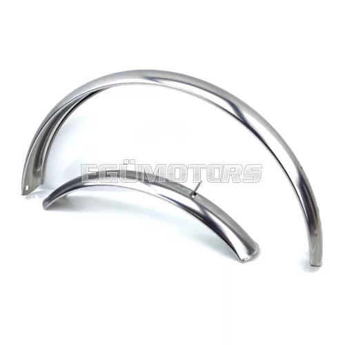 Sárvédő készlet fém, krómozott, 550mm/400mm, 55mm, moped, mokick