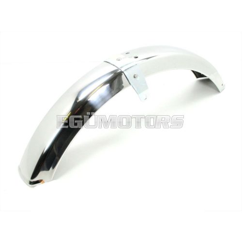 Stainless steel front mudguard with bracket for Piaggio, Vespa, Ciao, PX