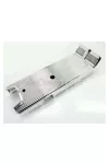 Footboard chrome ribbed for Piaggio Ciao PX, SC 50cc moped
