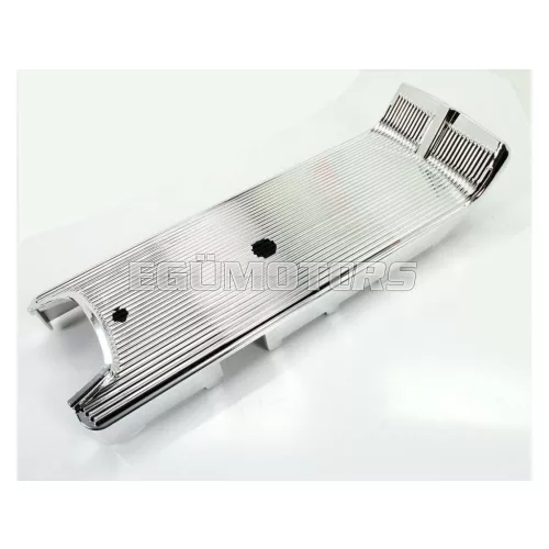 Footboard chrome ribbed for Piaggio Ciao PX, SC 50cc moped