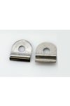 Clamps metal chrome 2 pieces for Simson, KR51/1, KR51/2