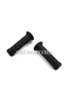 Rubber grip Domino Black 120mm 22/24mm for Piaggio, SI FL