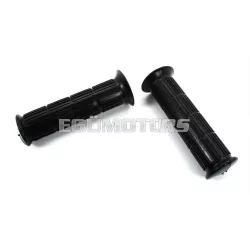   Grip rubber set black 130mm 22/24mm 32mm for moped, moped, mokick