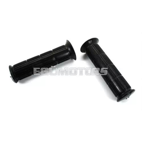 Grip rubber set black 130mm 22/24mm 32mm for moped, moped, mokick