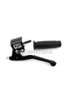 Brake lever fitting black with rubber grip for MBK, Mobylette, Motobecane