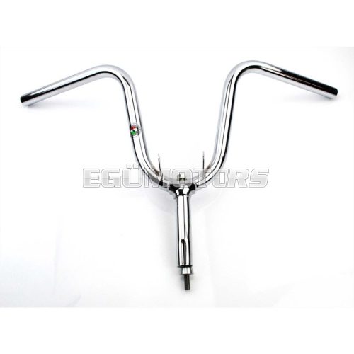 Handlebar chrome 580mm x 200mm for Piaggio Boxer moped, moped
