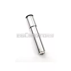   Handlebar stem holder aluminum 22mm 25.4mm 29mm silver for moped, moped, mokick