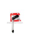 Handlebar bracket aluminum 25.5mm 180mm black for moped, moped, mokick