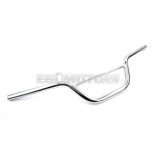 Chrome handlebars 720mm 130mm for Yamaha DT 50 MX, 80 MBK X-Limit