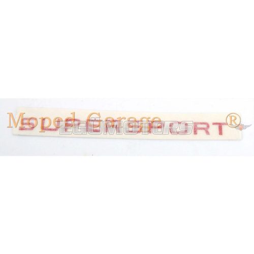 Sticker red 92x7mm for Zündapp, KS 50 Super Sport