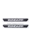 Tank sticker set 3 pieces length 300mm high 33mm for moped mokick