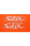 Sticker transparent 115 x 35mm white for Velo Solex
