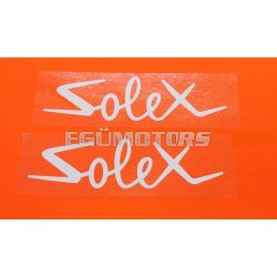 Sticker transparent 115 x 35mm white for Velo Solex