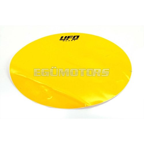 Plate sticker T.F.L. yellow 260x205mm for Zündapp KS GS, Hercules K Kreidler, Puch, KTM, Honda, Yamaha