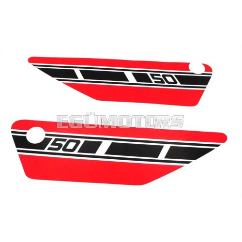 Side cover sticker 90mm 320mm for Yamaha FS 1 Mokick, RD 50