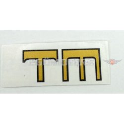 Tank sticker gold black 45mm x 20mm for Kreidler Florett