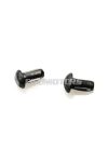 Notched nail set 2-piece black for Simson, KR51/1, KR51/2, moped SL1, S50, S51, S51 - S70, S53, S83, SR4-1, SR4-2, SR4-2/1, SR4-3, SR4-4, SR50, SR80