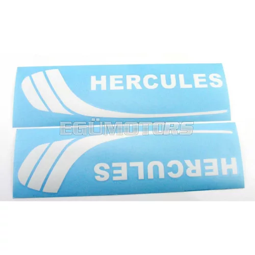 Sticker set MOGA 2 pieces wide 300mm high 65mm for Hercules Prima 4, 5, 6 SX, Optima 3, M 5