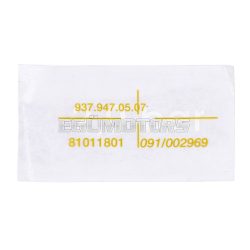   OEM Standard Matrica, 2,0 bar, fekete, Hercules K 125 BW V1, V2