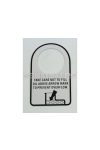 Cardboard sign 50 x 80mm for Honda MT 5, 50, 8, 80, MB 80