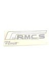Side cover sticker Florett 1 piece dimensions high approx. 64mm wide 200mm for Kreidler RMC-S