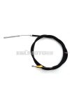 Brake cable front wheel 2000mm 409mm black for Simson, Duo 4/1, 4/2