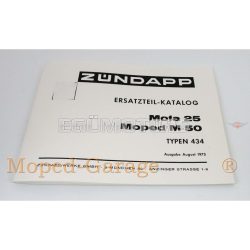 Parts catalog for Zündapp Bergsteiger moped M 25 50
