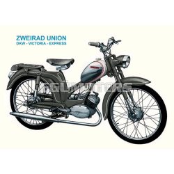   Advertising poster reprint 29cm 42cm for Zweirad Union Type 110, DKW Victoria Express 110