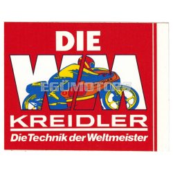 Sticker WM wide approx. 100mm high 85mm for moped mokick
