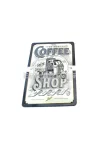 Metal sign Coffee 300mm high 200mm wide for moped mokick