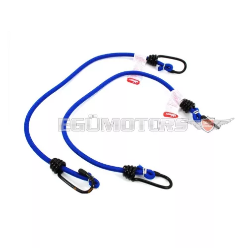 Luggage carrier rubber universal 2 600mm blue for Zündapp, Kreidler, Hercules, Puch, Simson, KTM, NSU, DKW, Miele, Gritzner, Göricke