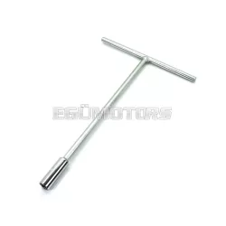   T-wrench chrome vanadium 12mm 310mm for moped, moped, mokick, motorcycle