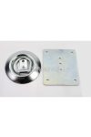 Lashing recess galvanized 95mm With counter plate 105 x 90mm for moped, moped, mokick, motorcycle