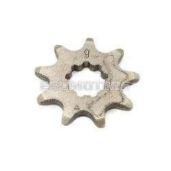   Pinion Esjot steel 9 teeth 17/14mm for Puch, MS 50, VS Imola, Maxi Plus, Monza 4 S, SL, LS, S N, X 50-3