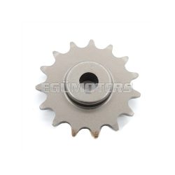   Sprocket reinforced 15 teeth 13 mm shaft for Sachs, Hercules, Miele, KTM, Göricke, Gritzner, DKW
