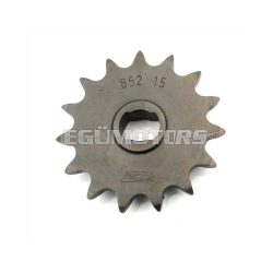   Pinion Esjot steel 15 teeth 11x16mm for Zündapp ZD 25, 50, ZS ZE 40, ZX ZL X Star 1, 2