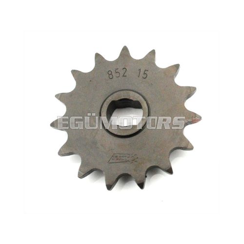 Pinion Esjot steel 15 teeth 11x16mm for Zündapp ZD 25, 50, ZS ZE 40, ZX ZL X Star 1, 2
